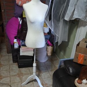 Elegant White Mannequin Torso